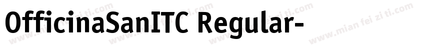 OfficinaSanITC Regular字体转换